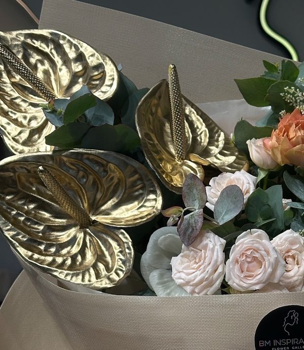 GOLD anthurium accent - imagine 2