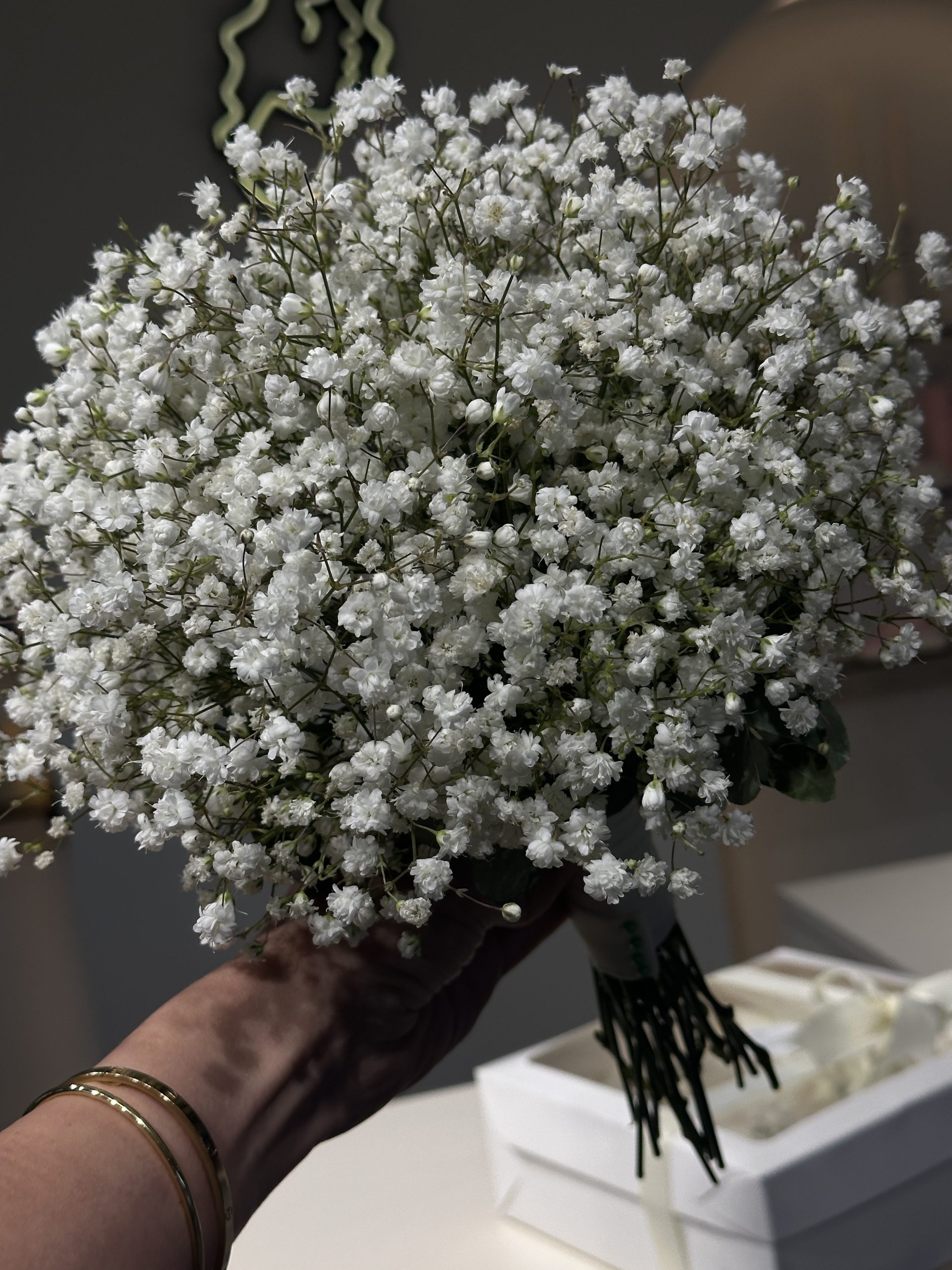 Gypsophila buchet de mireasă și coroniță