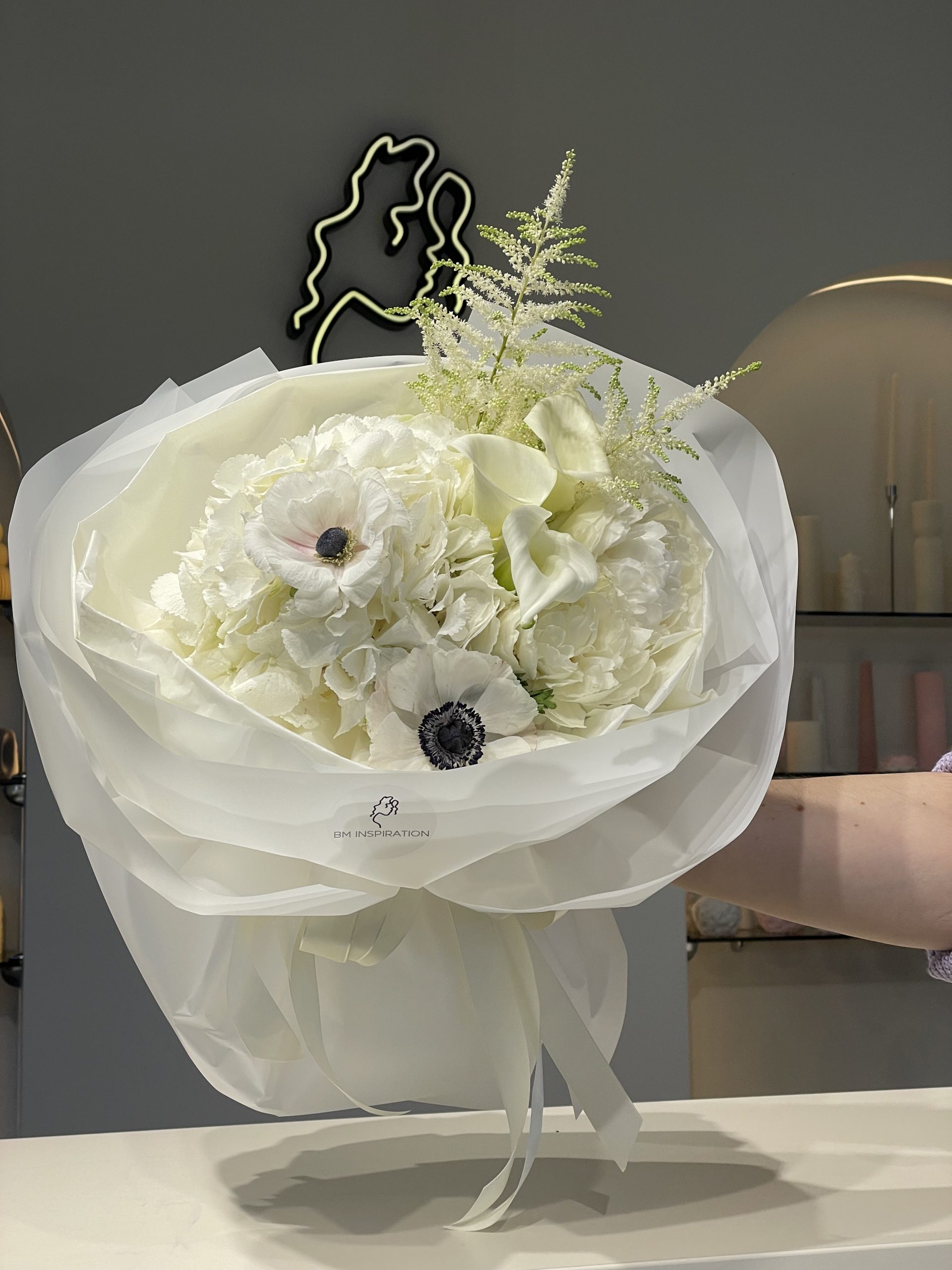 WHITE flowers