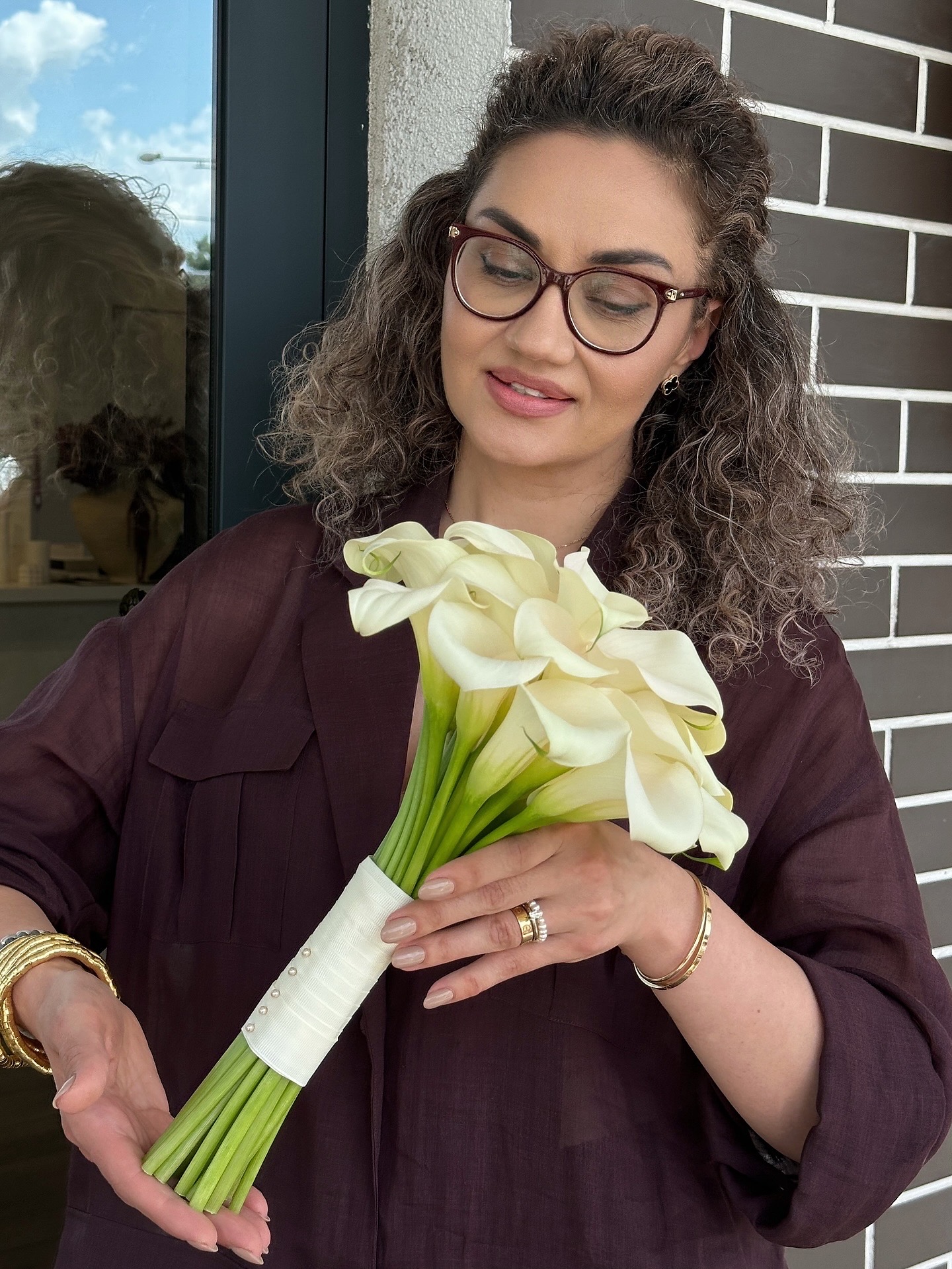 Bridal CALLA bouquet - imagine 4