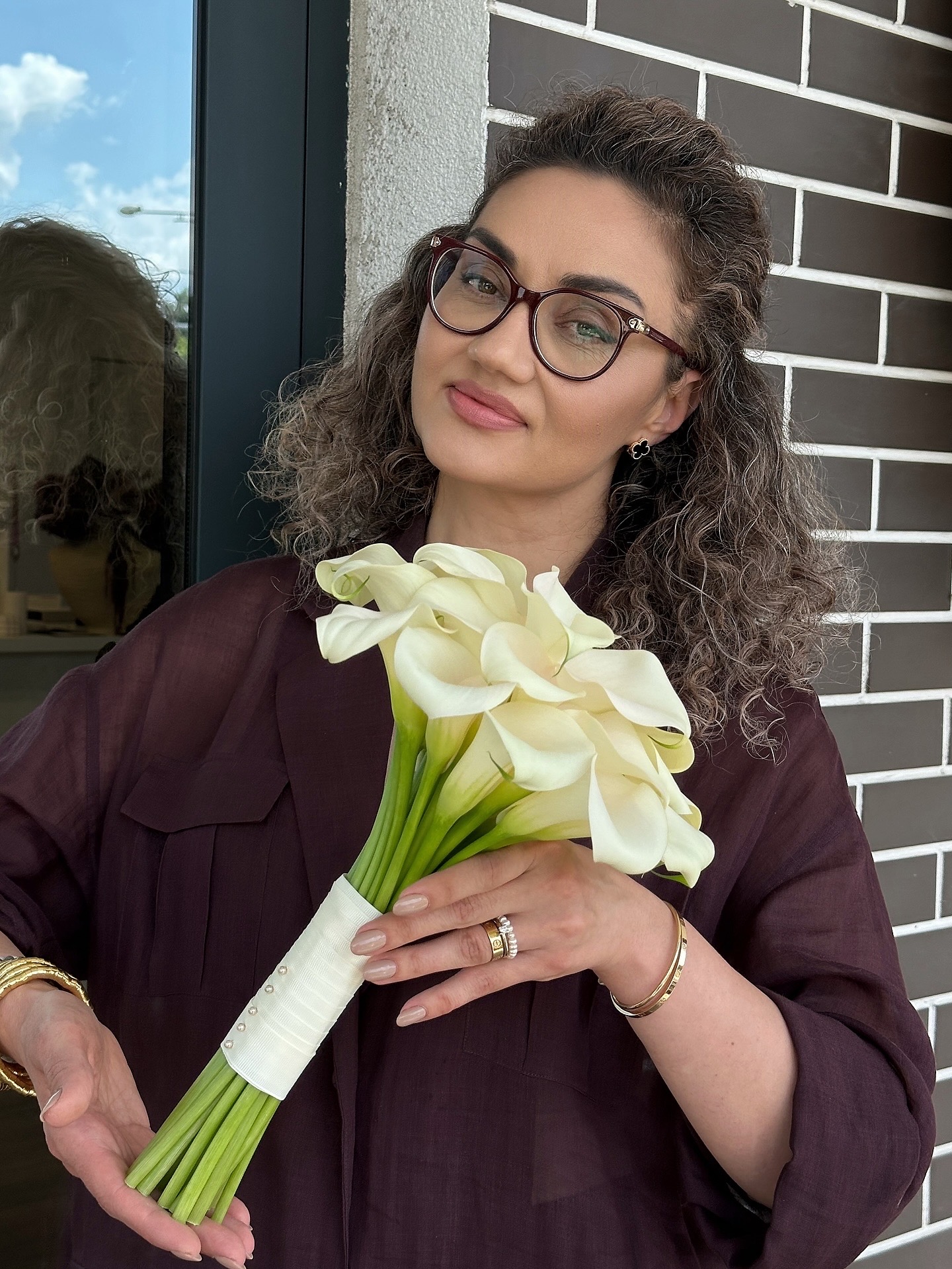 Bridal CALLA bouquet - imagine 7